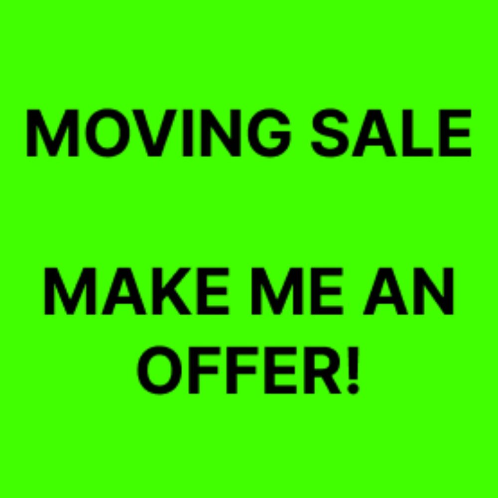 MOVING SALE!